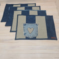Load image into Gallery viewer, Denim Jean Pocket Placemats (set of 4)