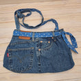 Load image into Gallery viewer, Upcycled Blue Jean Bags