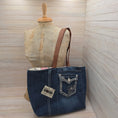 Load image into Gallery viewer, Upcycled Blue Jean Totes