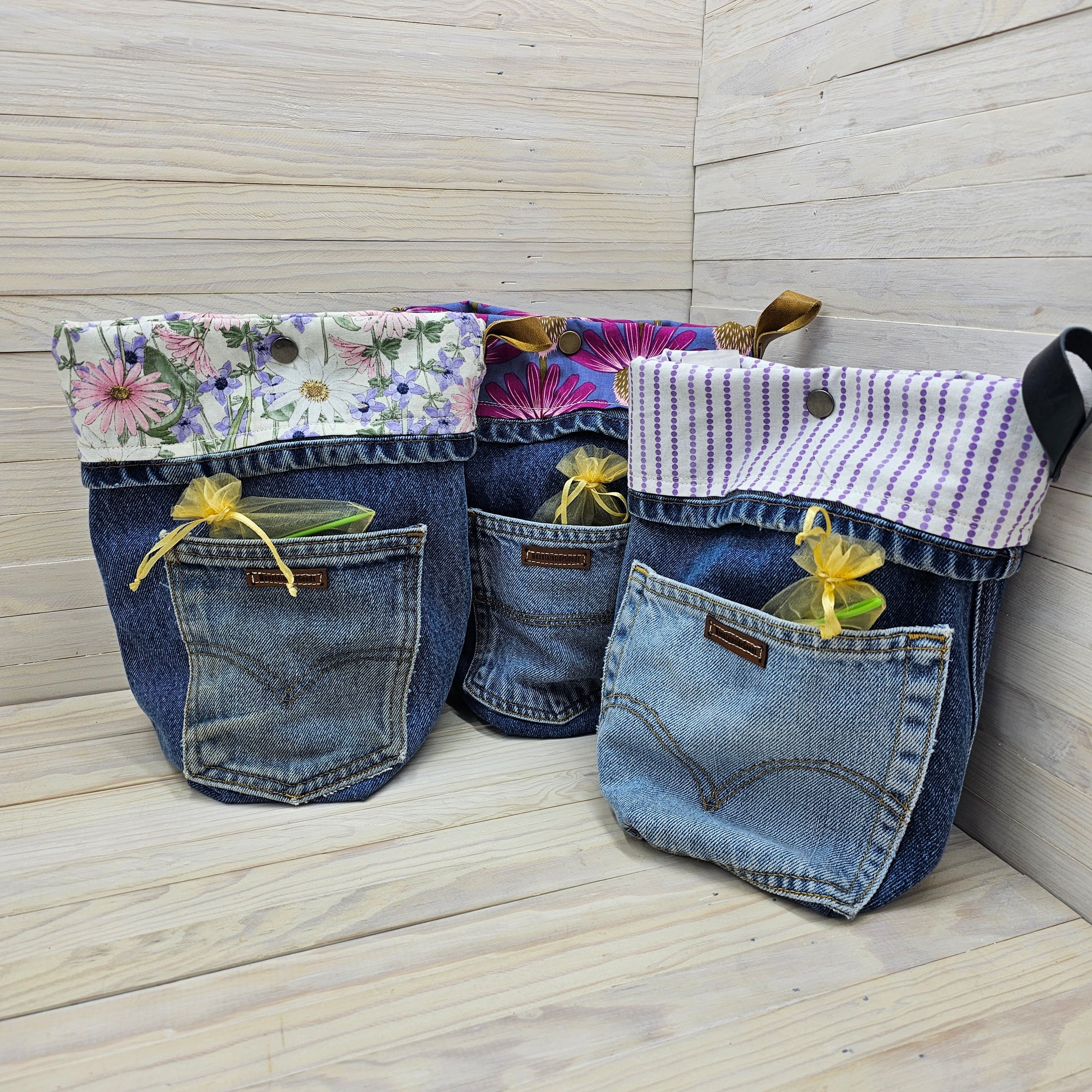 Upcycled Jean DIY Knit Kit