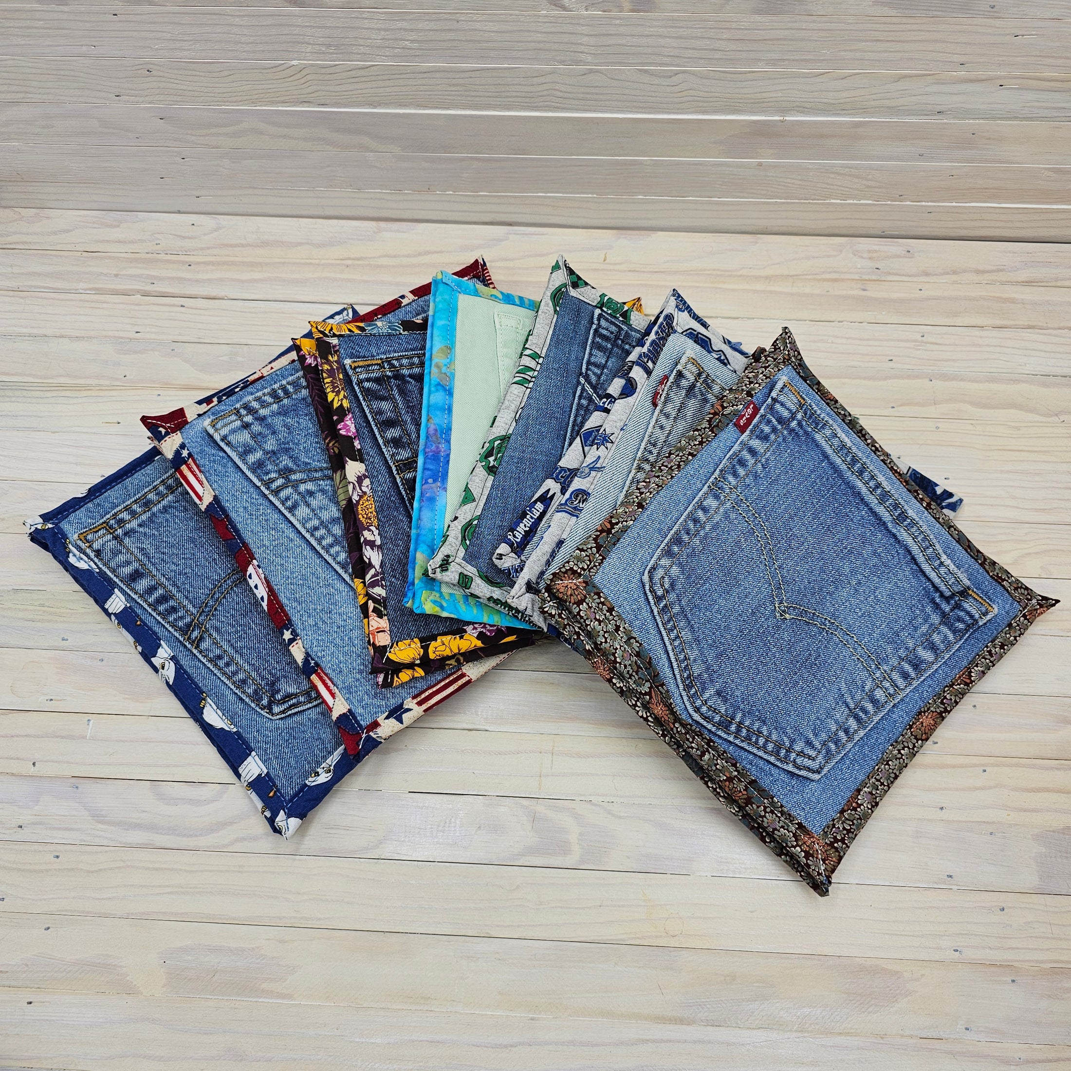 Upcycled Jean Pocket Hot-Pads