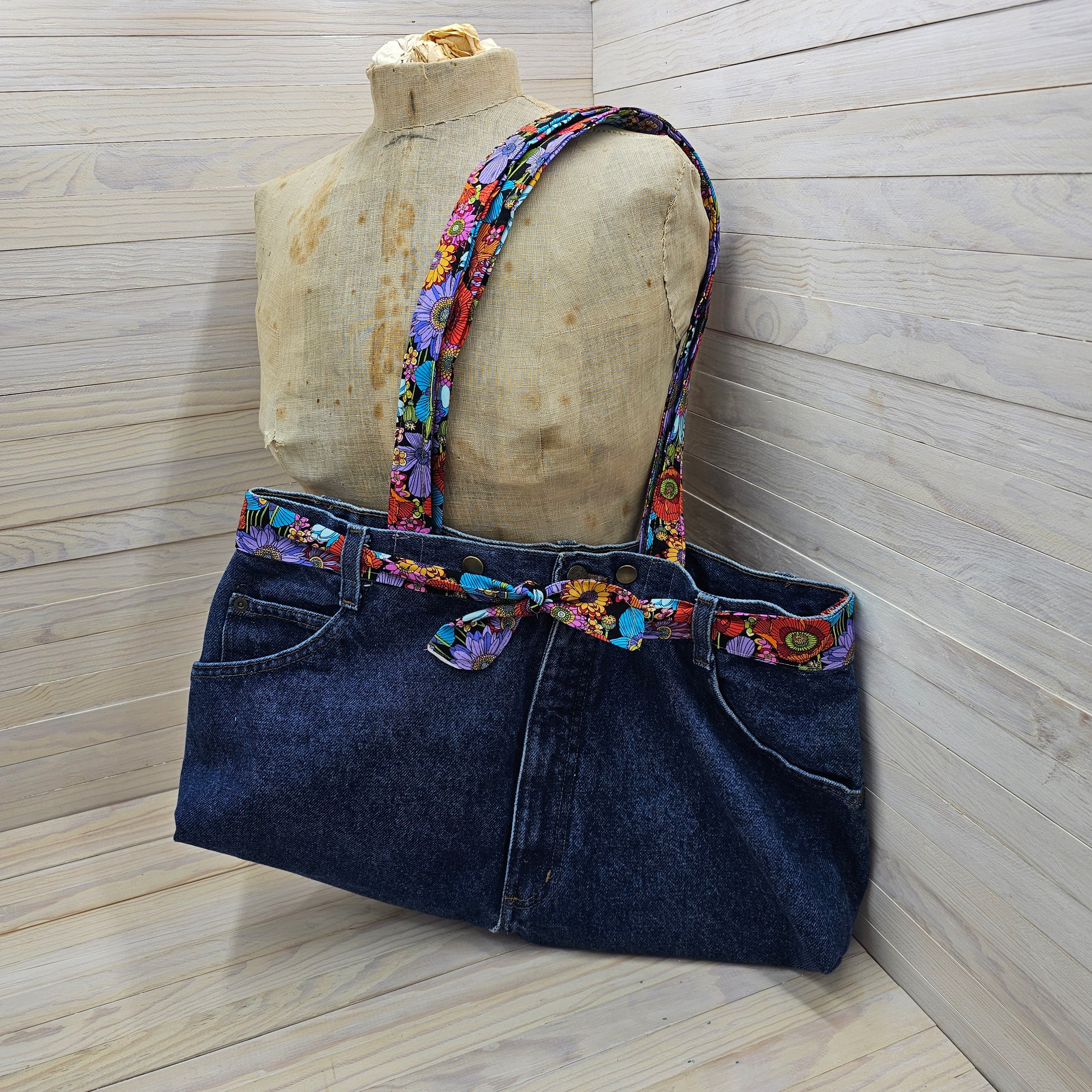 Upcycled Blue Jean Bags