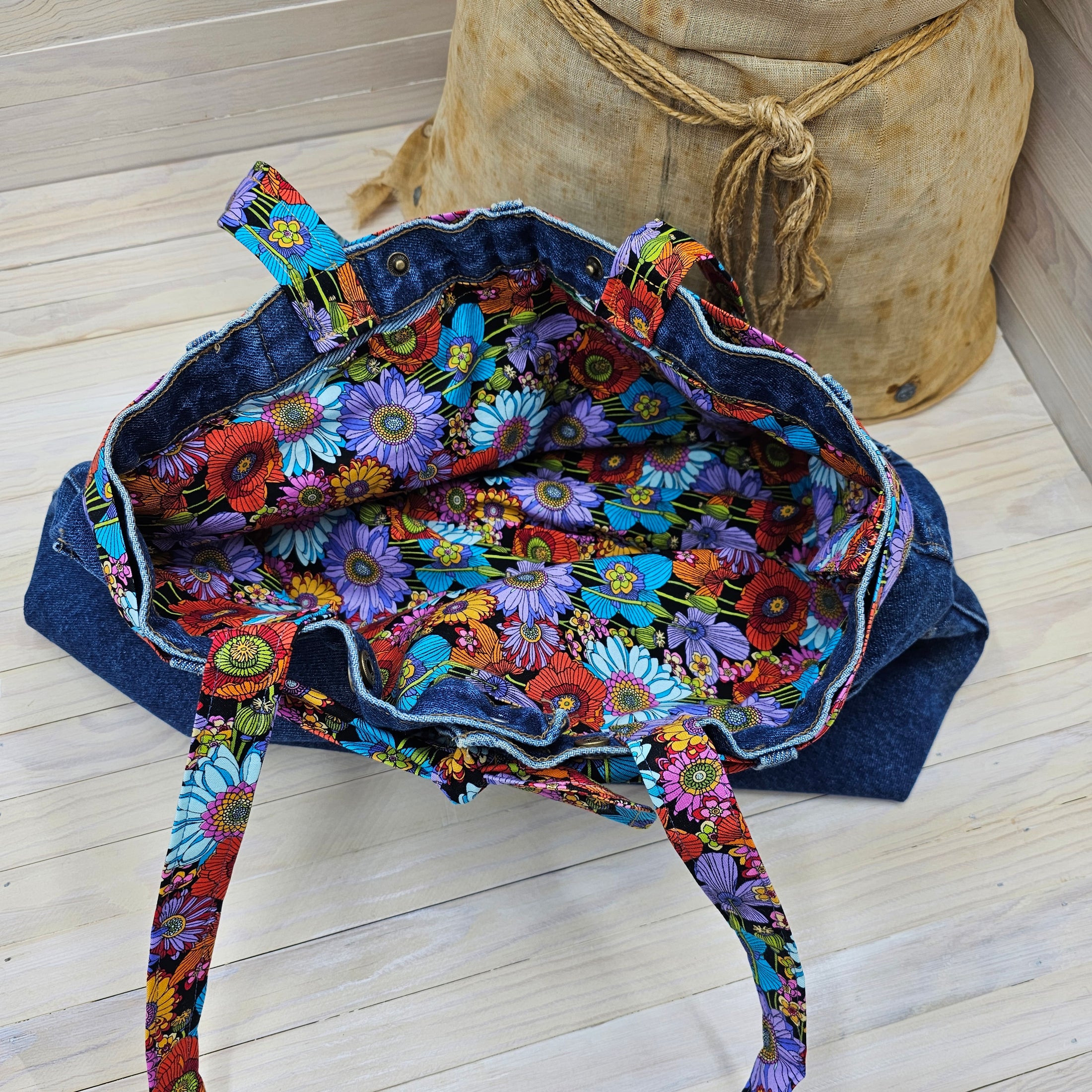 Upcycled Blue Jean Bags