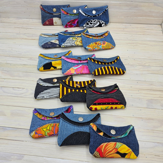 Denim Coin Purses