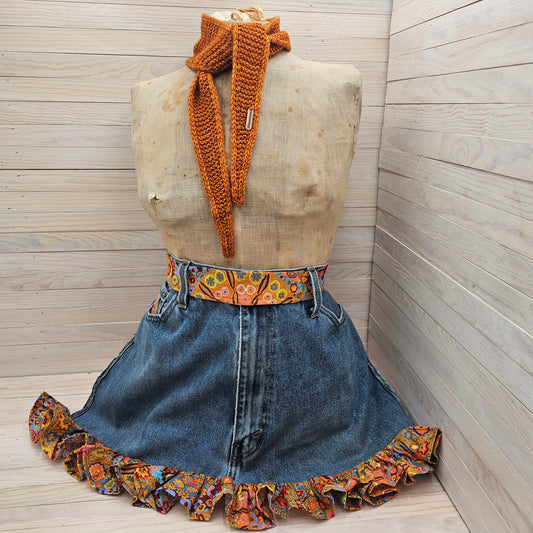 Upcycled Blue Jean Farm Aprons
