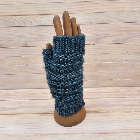Single Hand-Knit Fingerless Mitts & Mittens