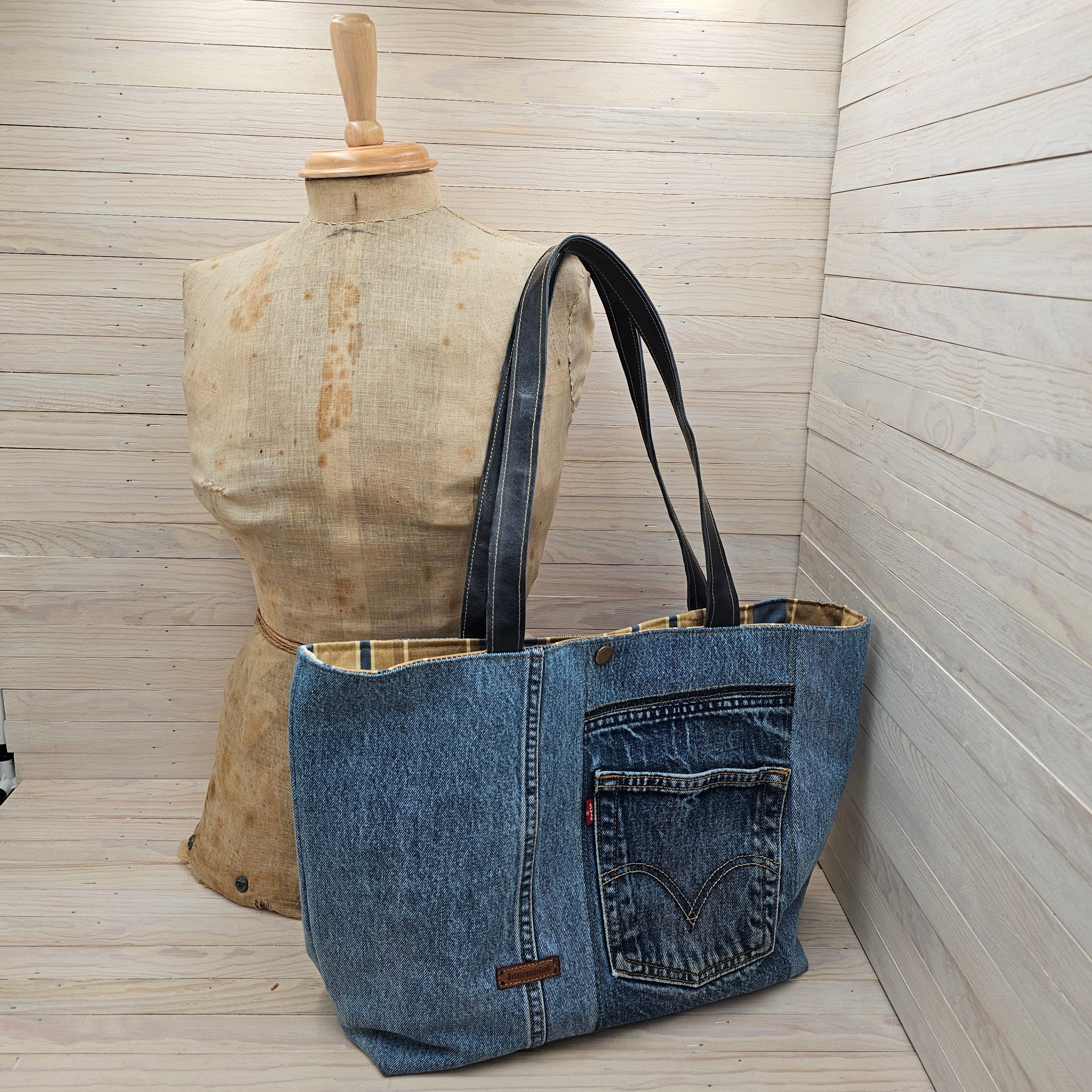 Upcycled Blue Jean Totes