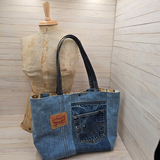 Upcycled Blue Jean Totes