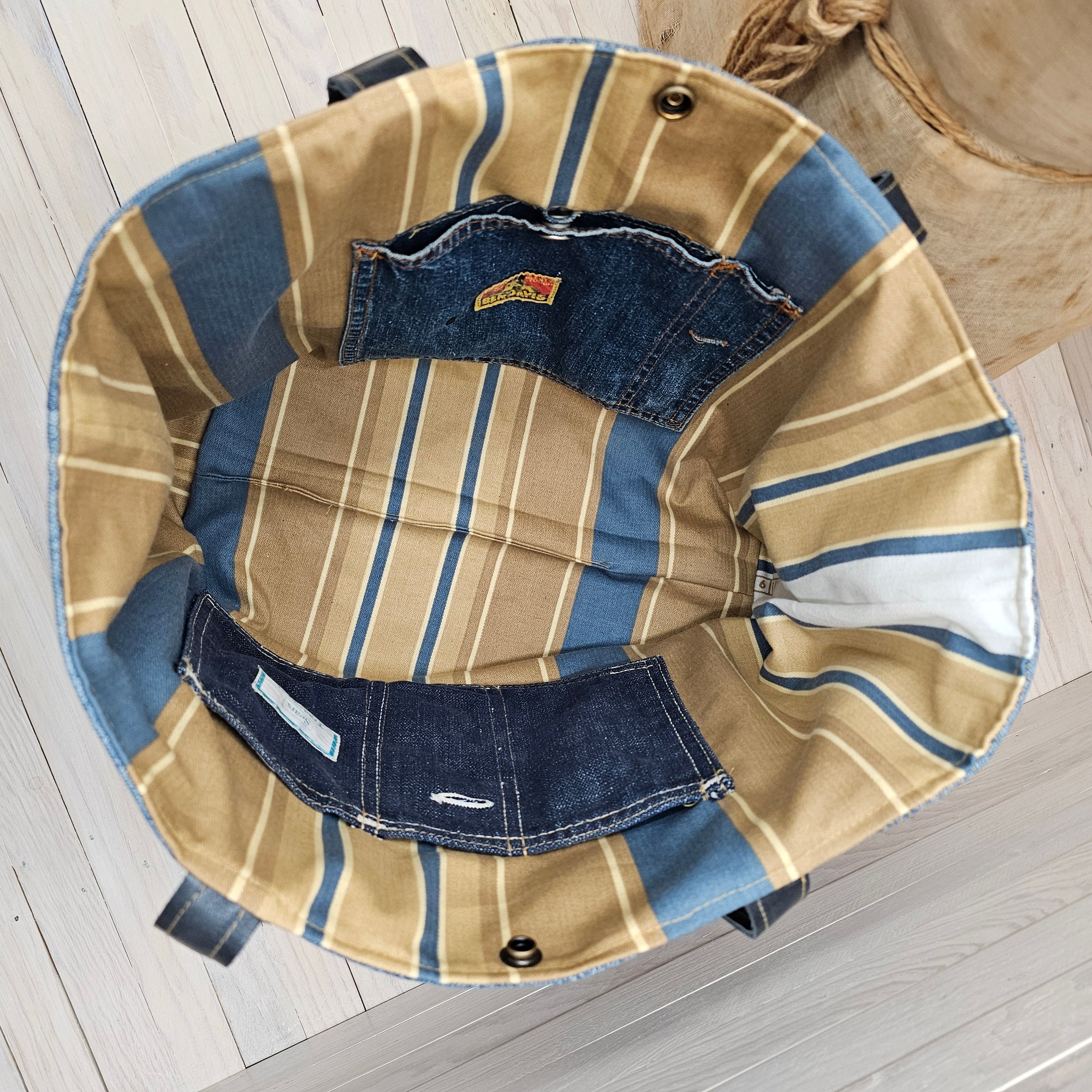 Upcycled Blue Jean Totes