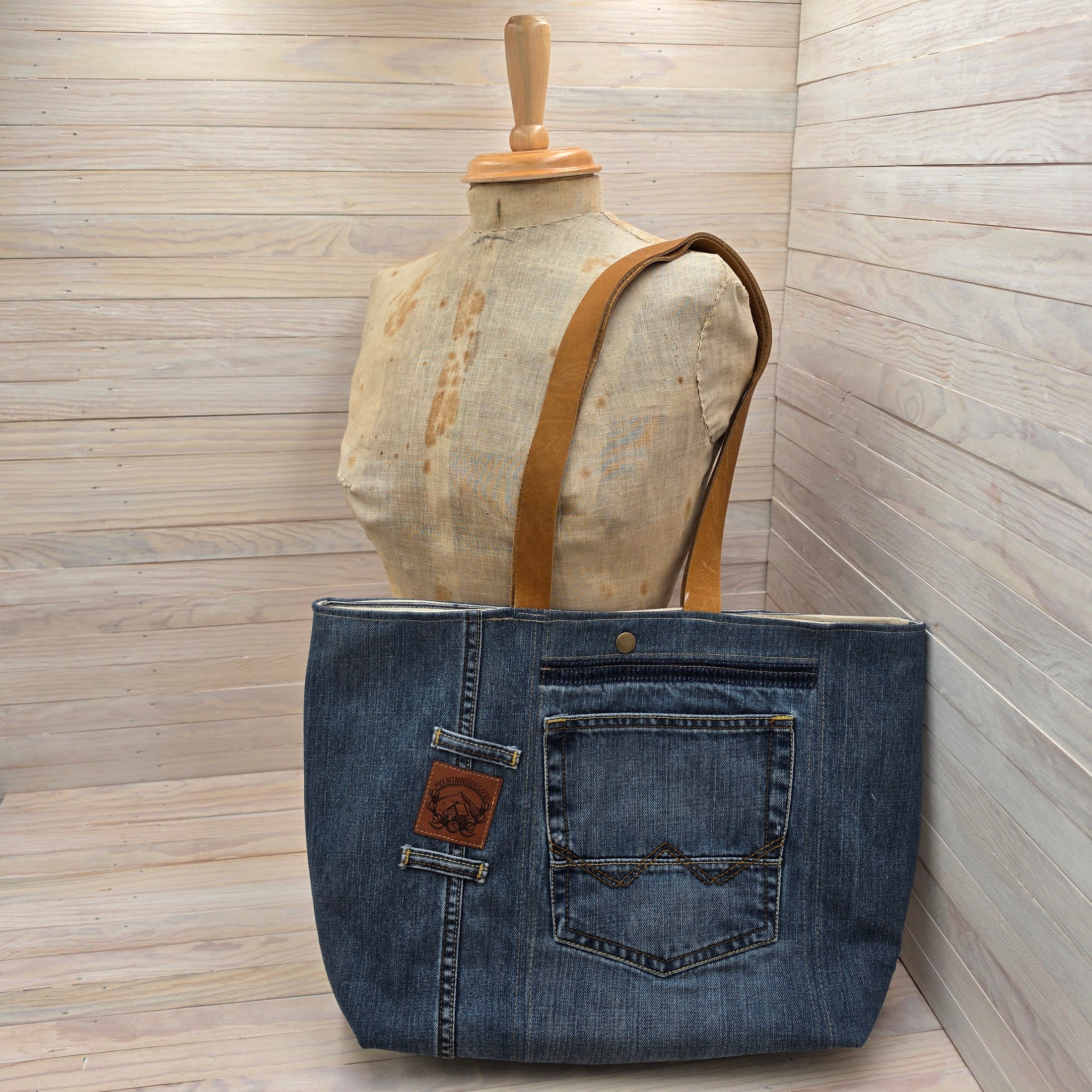 Upcycled Blue Jean Totes
