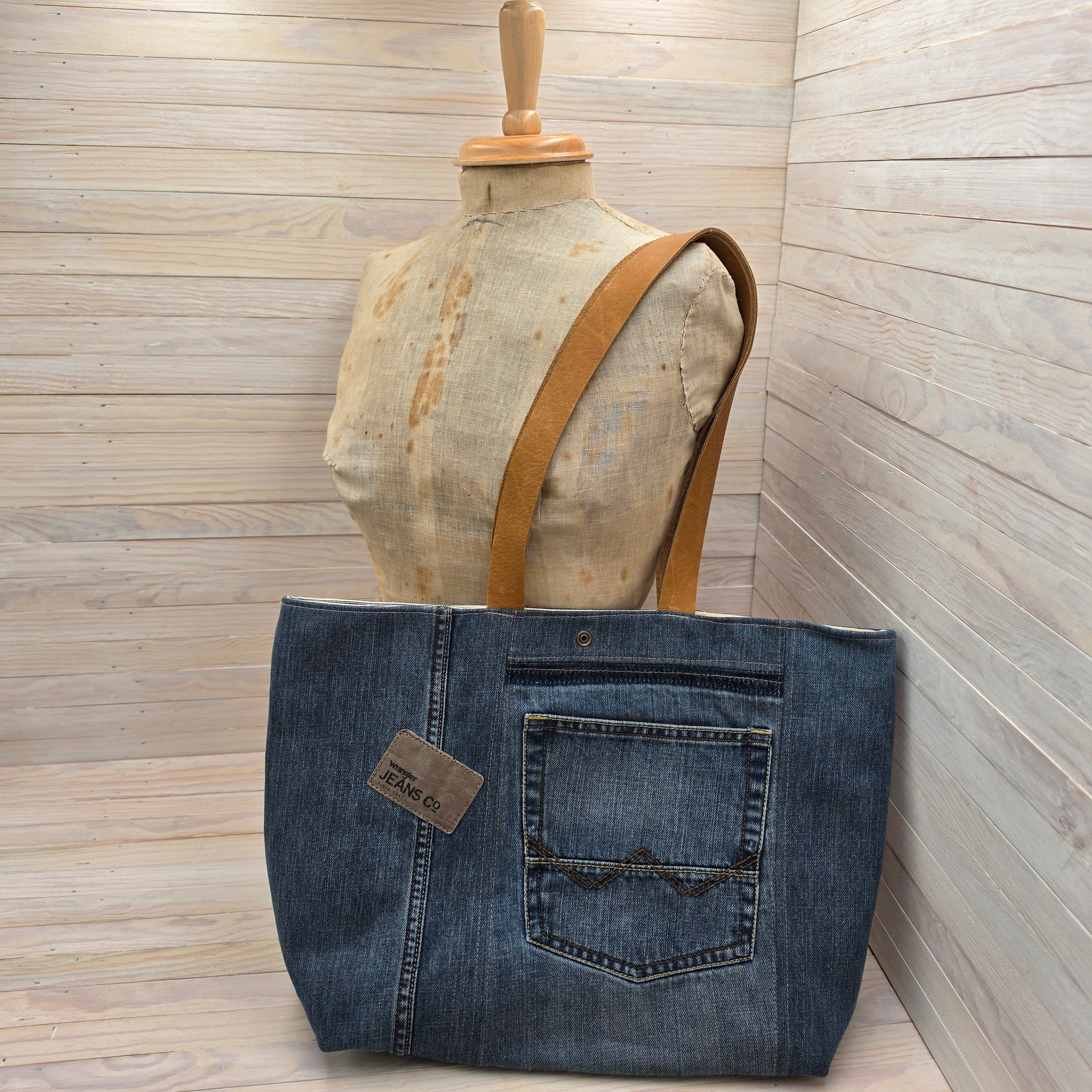 Upcycled Blue Jean Totes