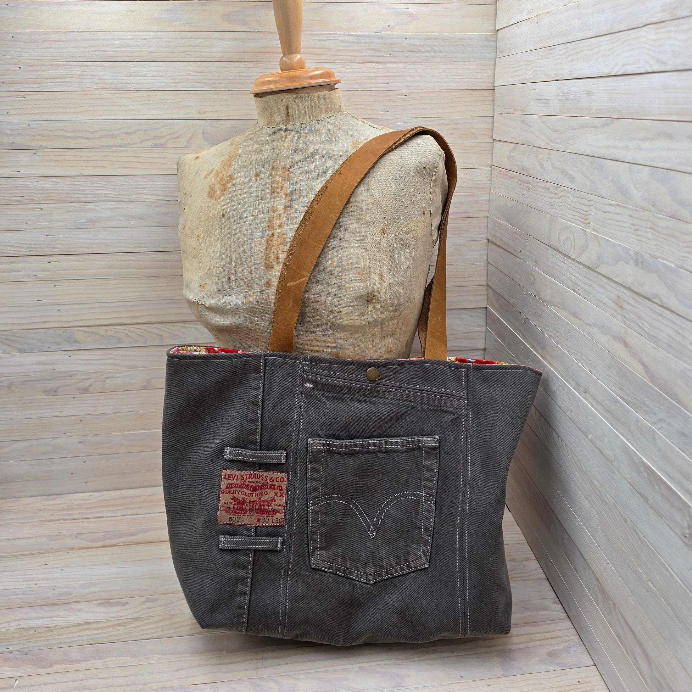 Upcycled Blue Jean Totes