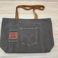 Load image into Gallery viewer, Upcycled Blue Jean Totes
