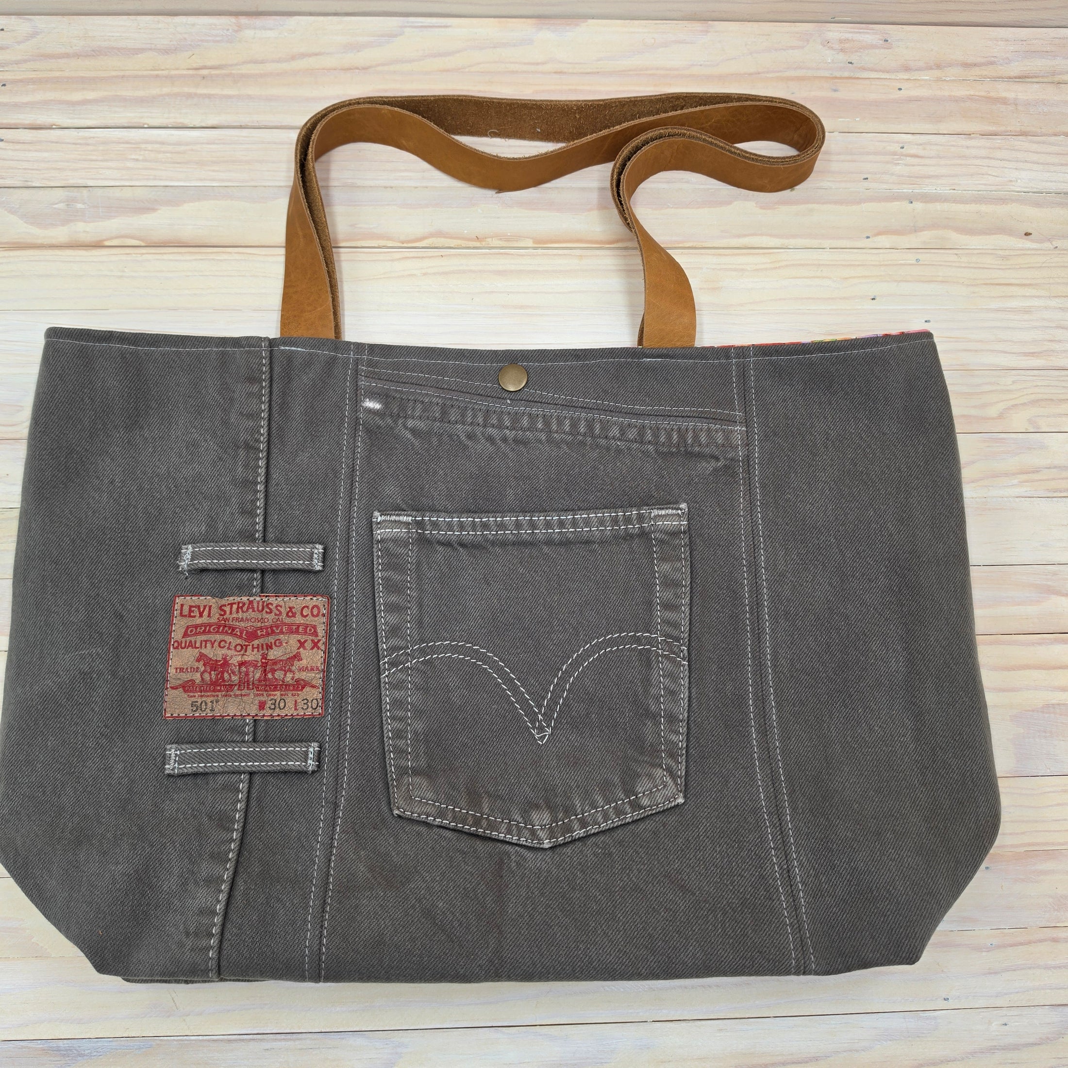Upcycled Blue Jean Totes