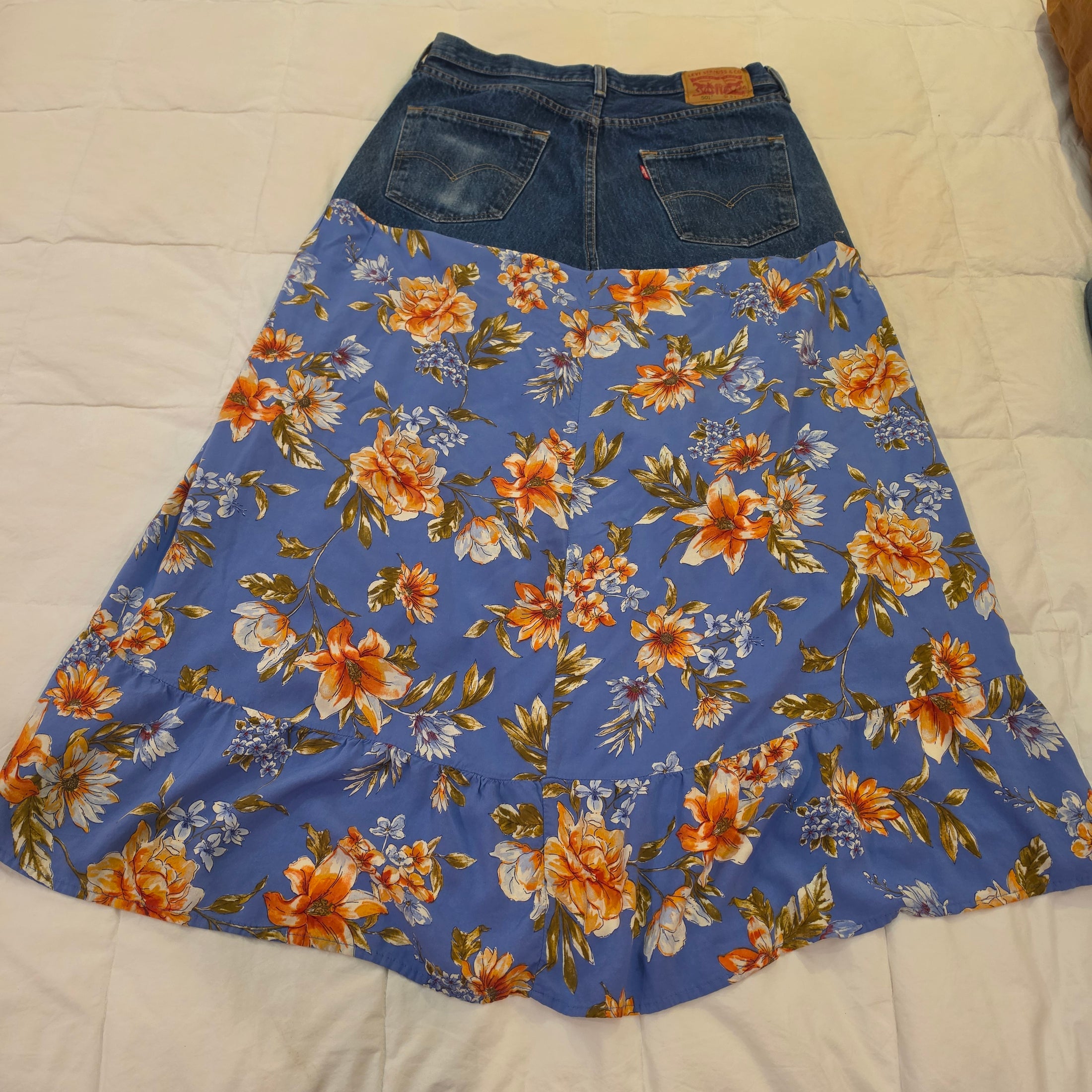Upcycled 501 Skirt