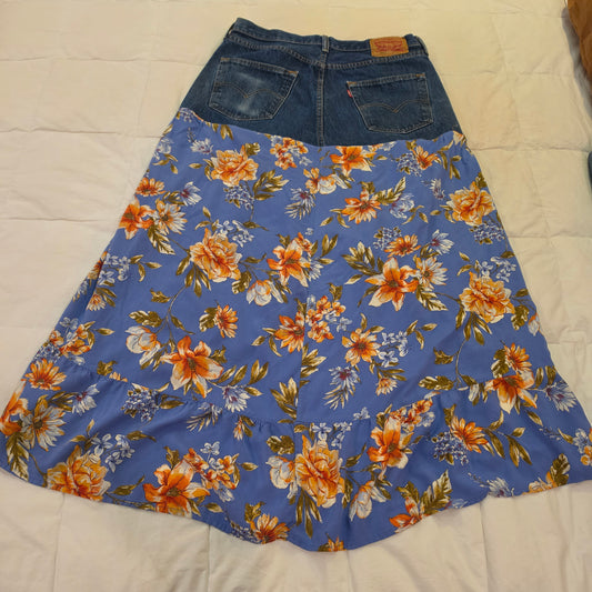 Upcycled 501 Skirt