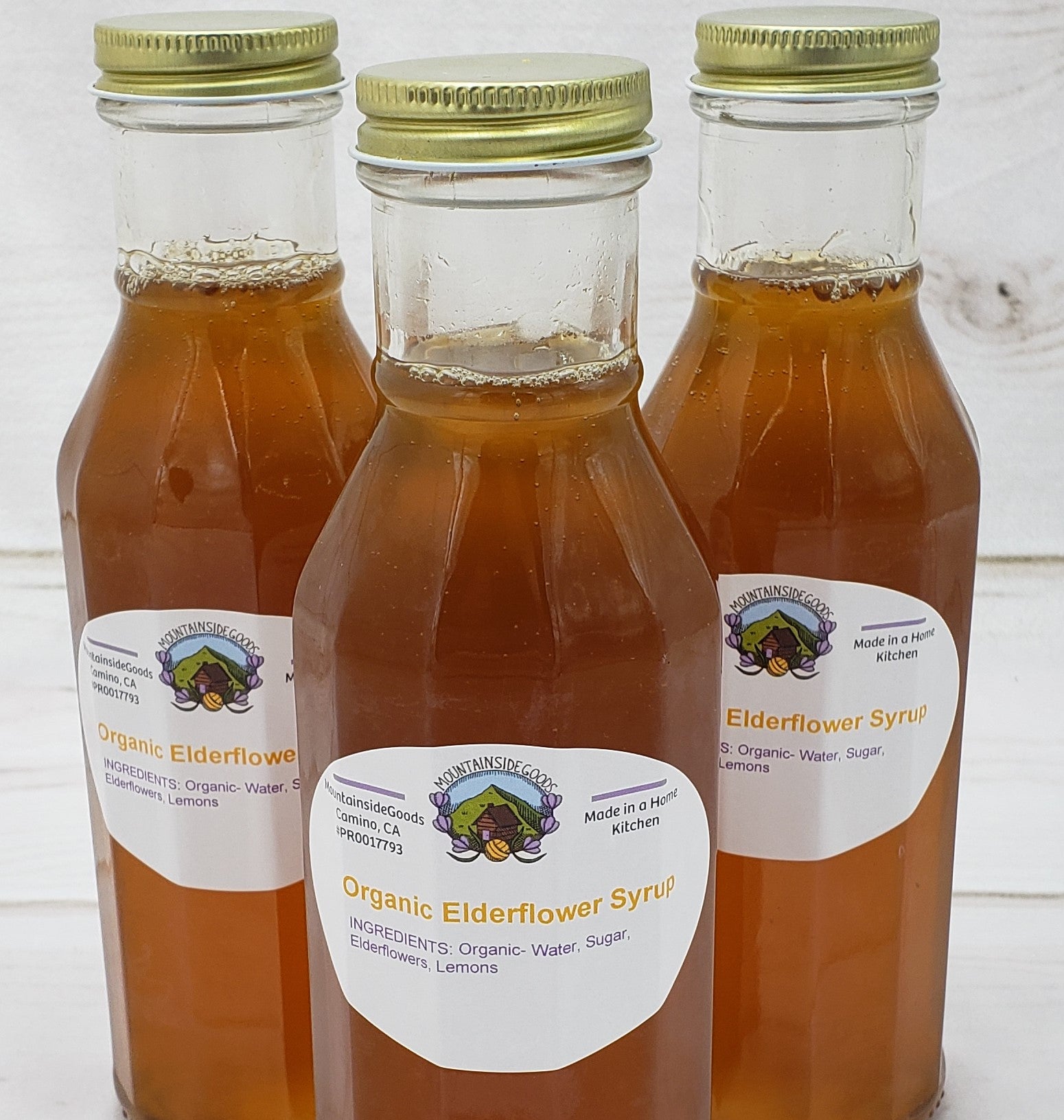 Organic Elderflower Syrup