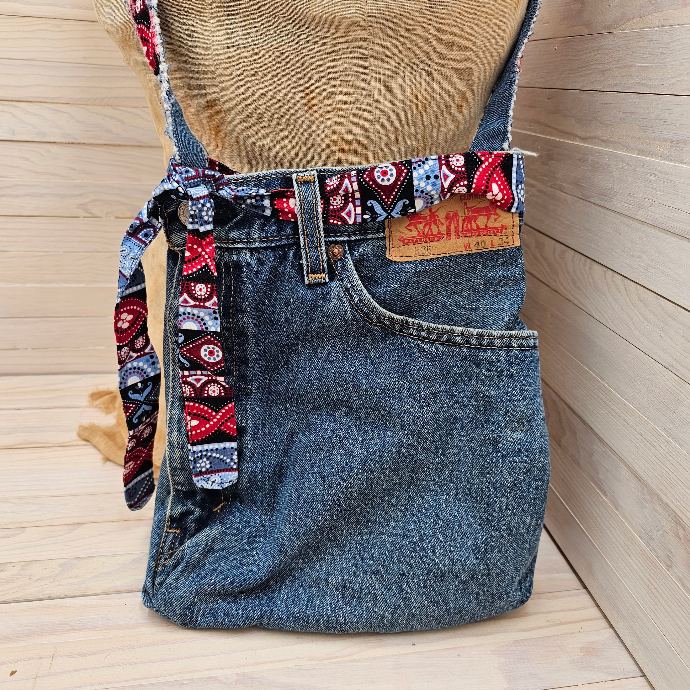 Upcycled Blue Jean Bags